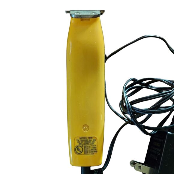 Yellow Wahl Hair Trimmer/Clippers with Charger Model 5598 - Picture 3 of 5